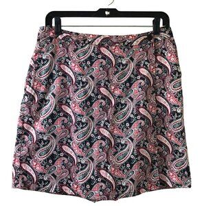 Charter Club Skort Women’s 10 Paisley Golf Collection Shorts Faux Wrap Skirt
